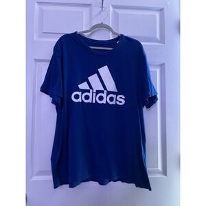 Adidas Amplifier Tee Blue Men's Size 2XL Short Sleeve Athletic‎ Active Sports
